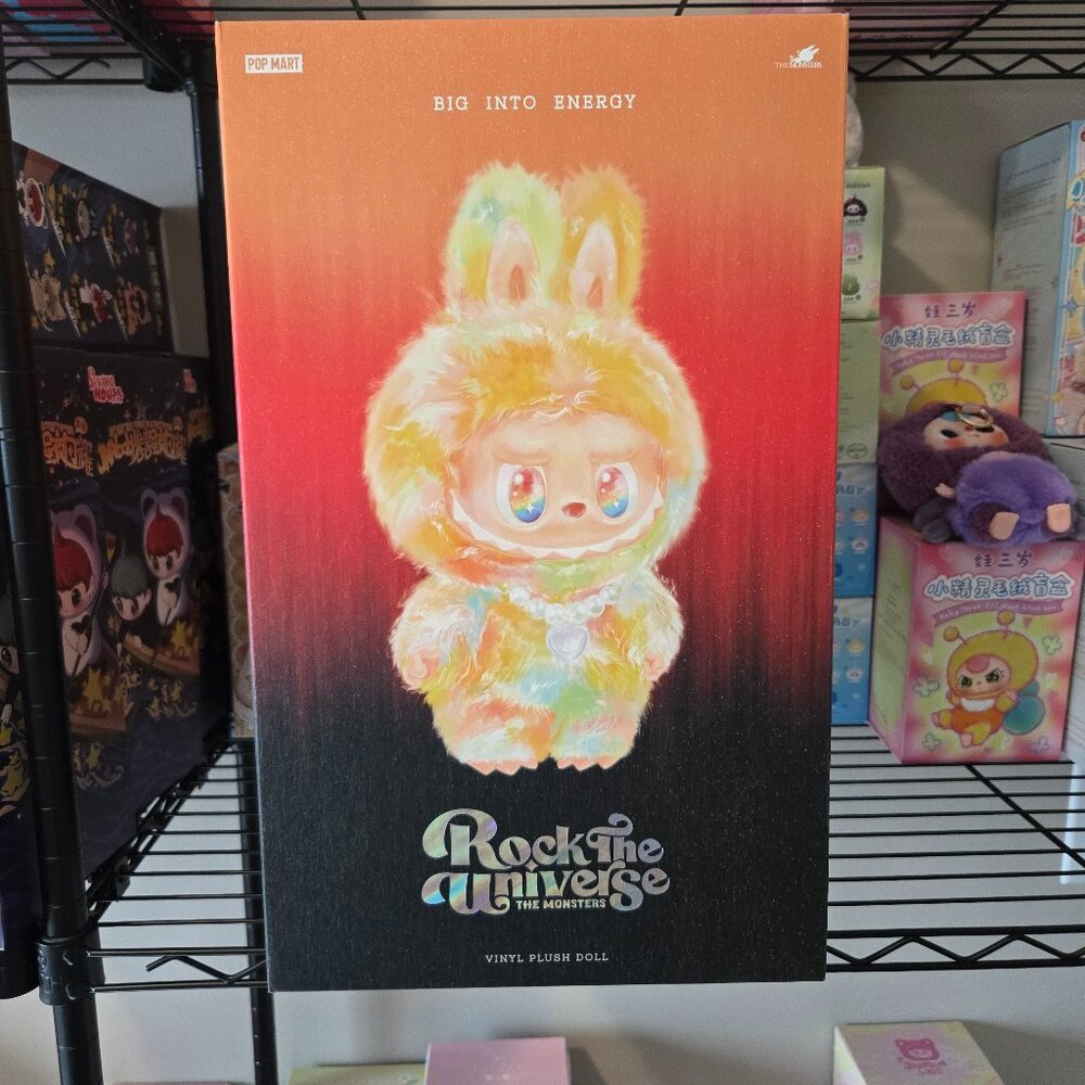 Brand New, Sealed “BIE Rock the Universe” Plush (Pop Mart, Labubu Seri